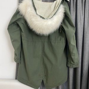 LUSH Military Jacket in Olive